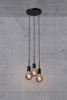 CZARNA Lampa Wisząca KABEL NORDLUX PACO 2112063003 LOFT